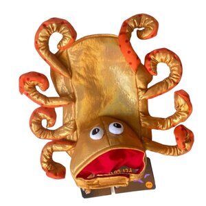 Halloween Pet Costume -Octopus-Orange-Size Small-NWT